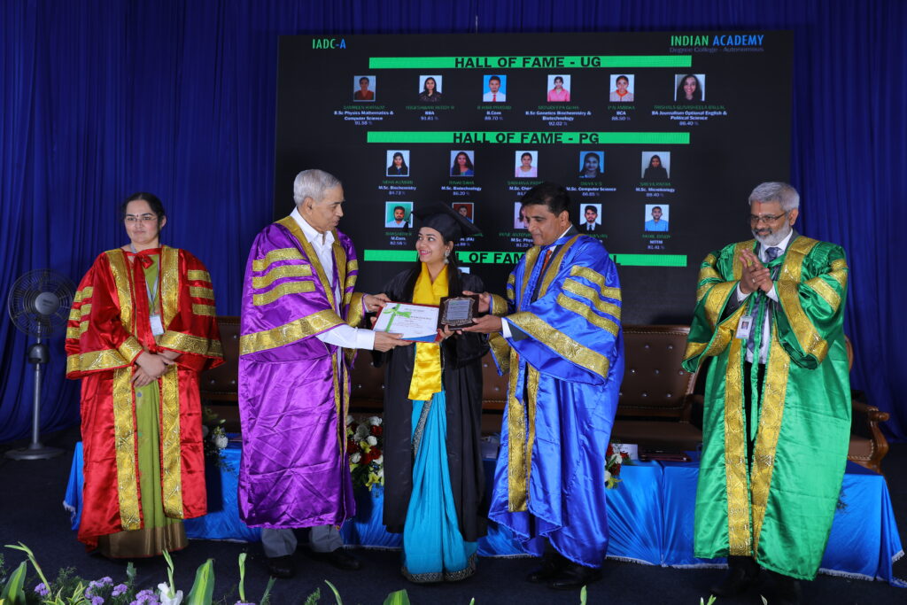 Graduation Day - Indian Academy Degree College- Autonomous