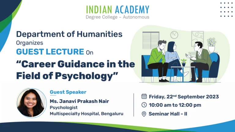 Humanities - Indian Academy Degree College- Autonomous